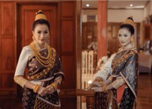 Huayue – Laotian Golden Embroidery Wedding Dress