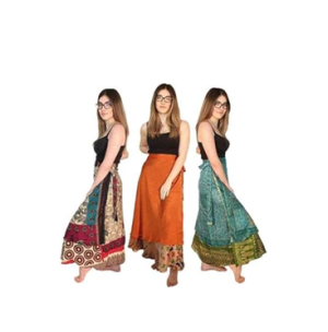 Boho Sari Silk - Set of 3 Multi
