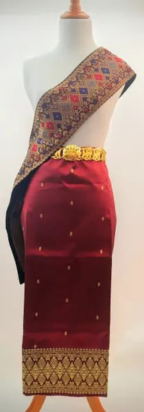 Regal Authentic Silk Women's Sinh Fabric
